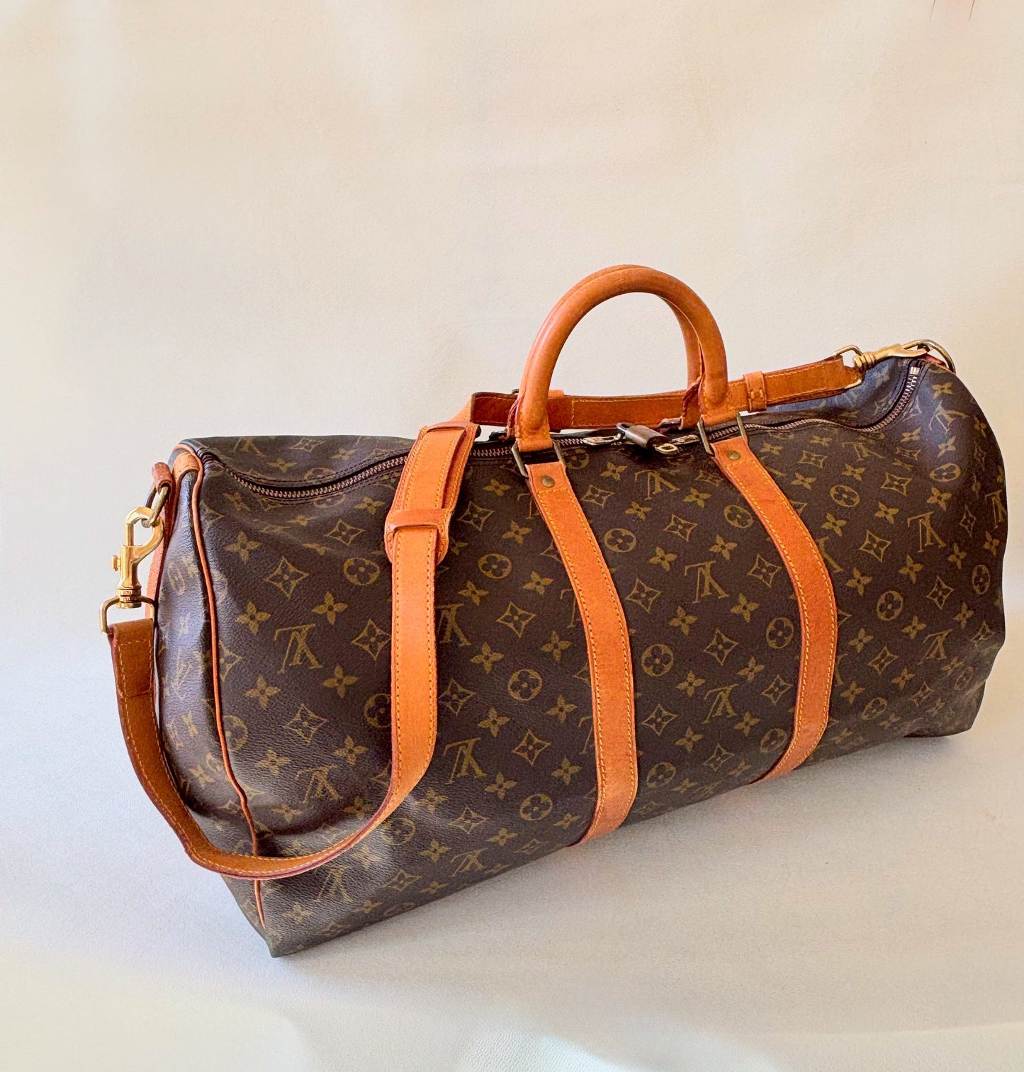 LOUIS VUITTON Sac Keepall 55 Bandoulière