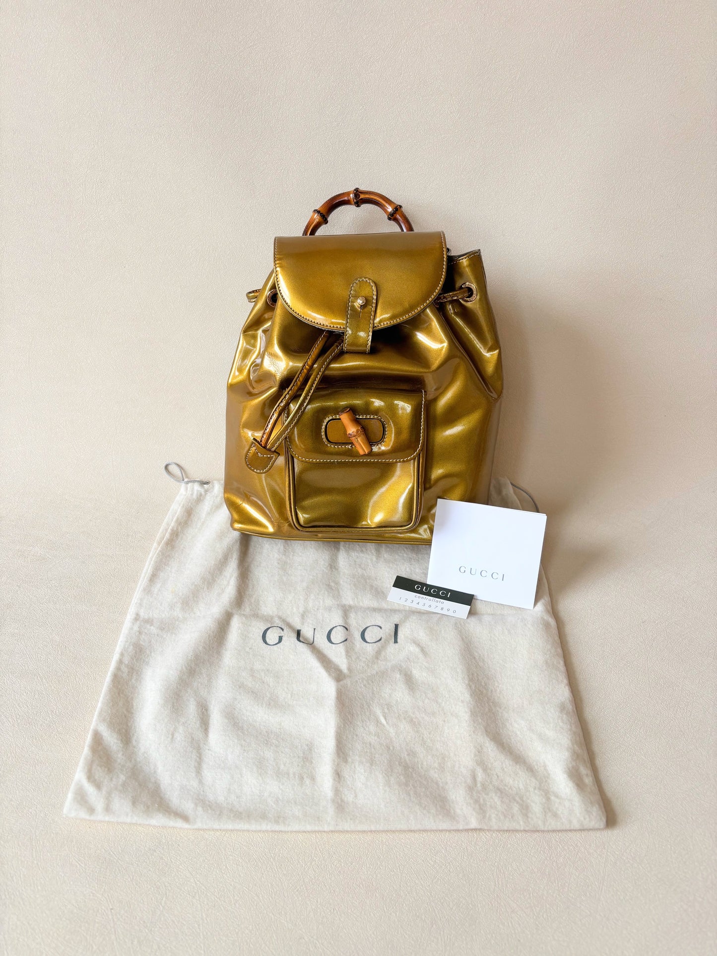 GUCCI Sac à dos Bambou