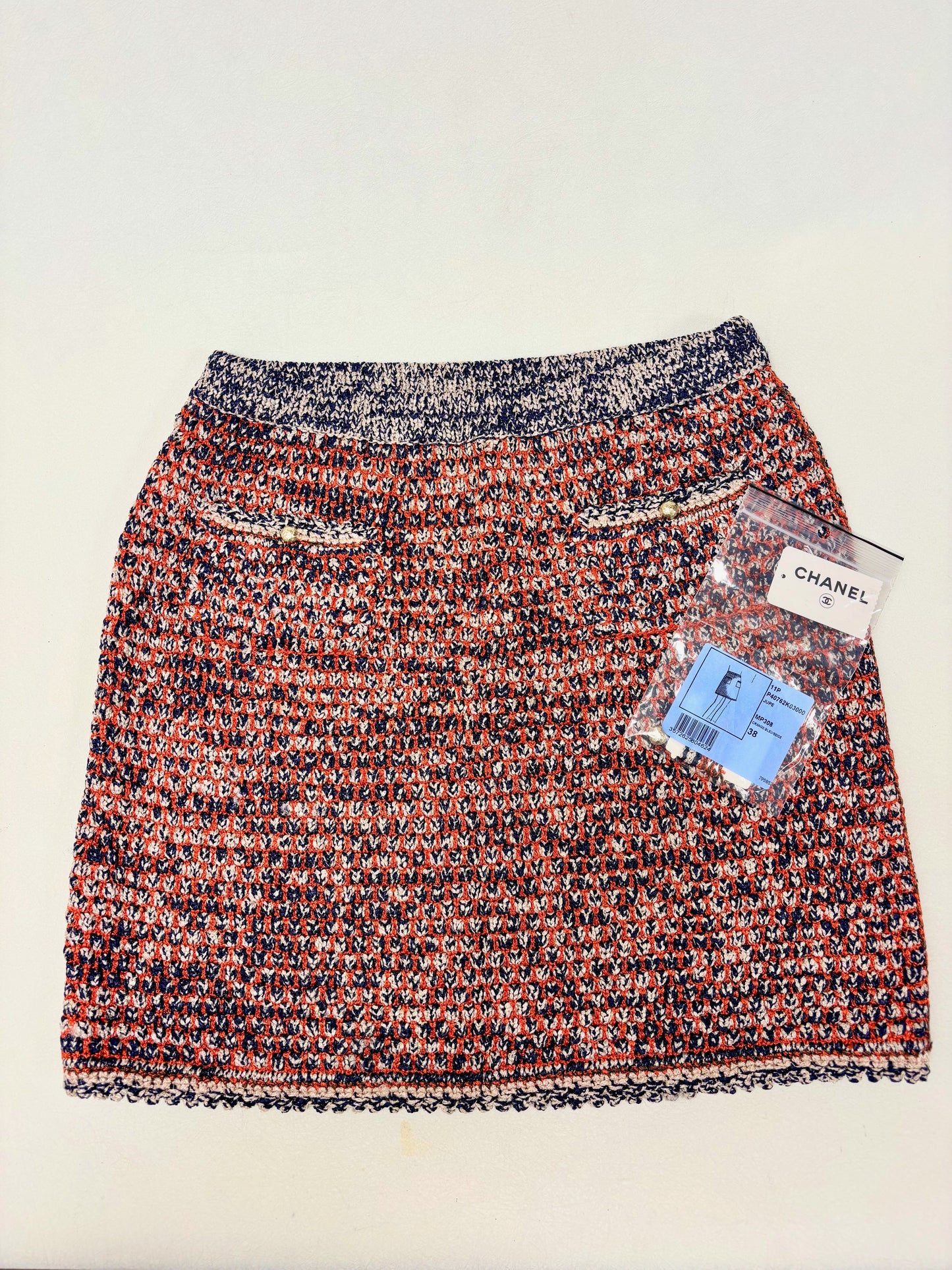 CHANEL Jupe tweed