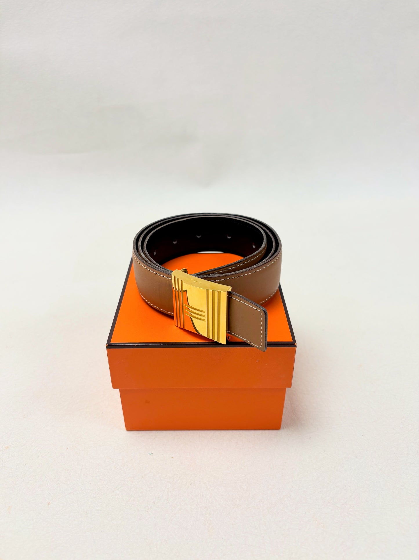 HERMÈS Ceinture Cadenas réversible