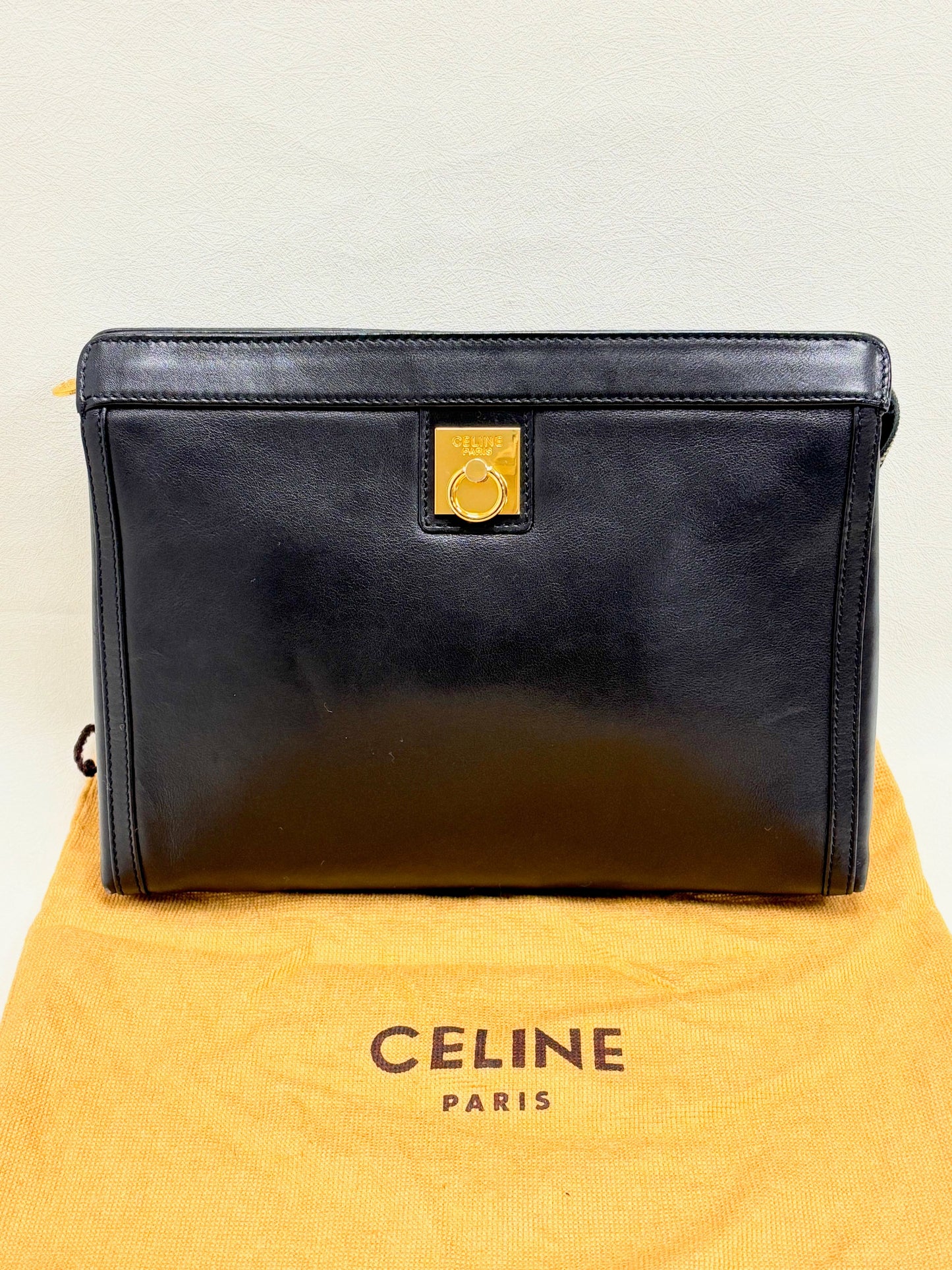 CÉLINE Pochette cuir