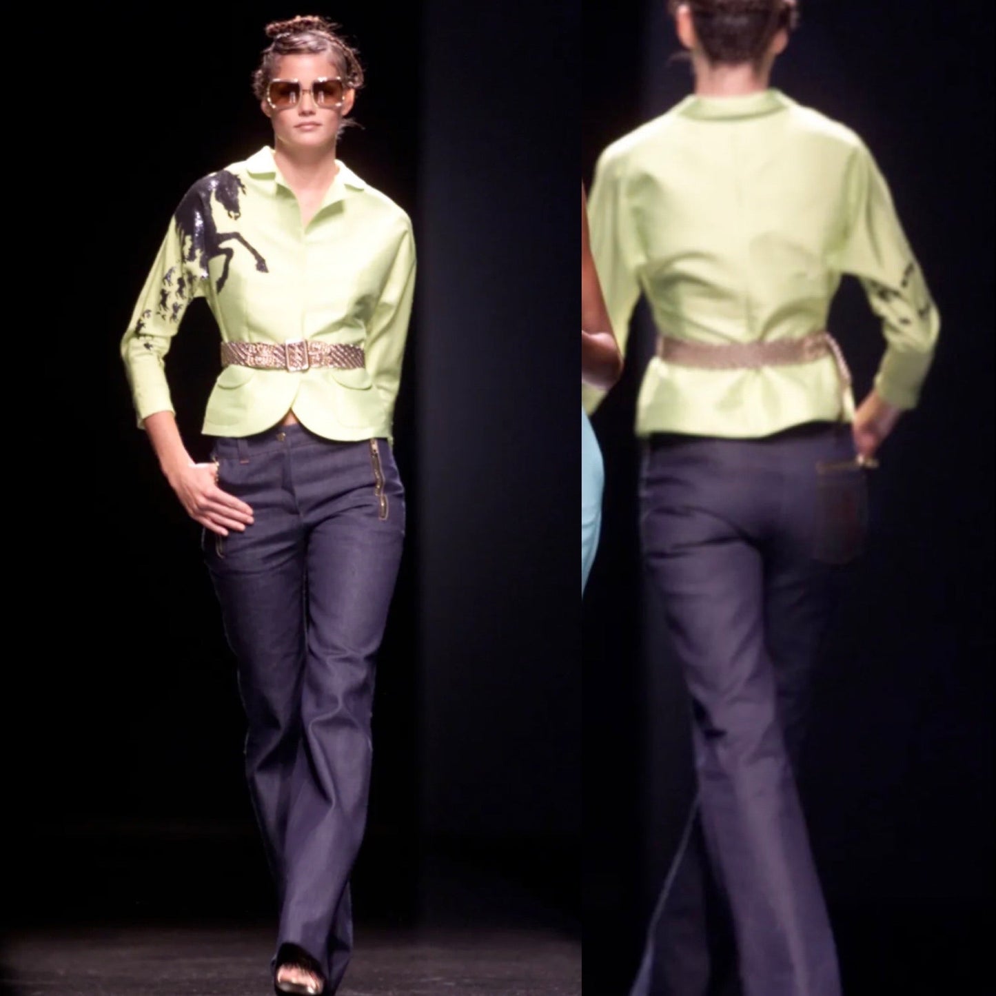 CHLOÉ Jean Cheval strass 2001