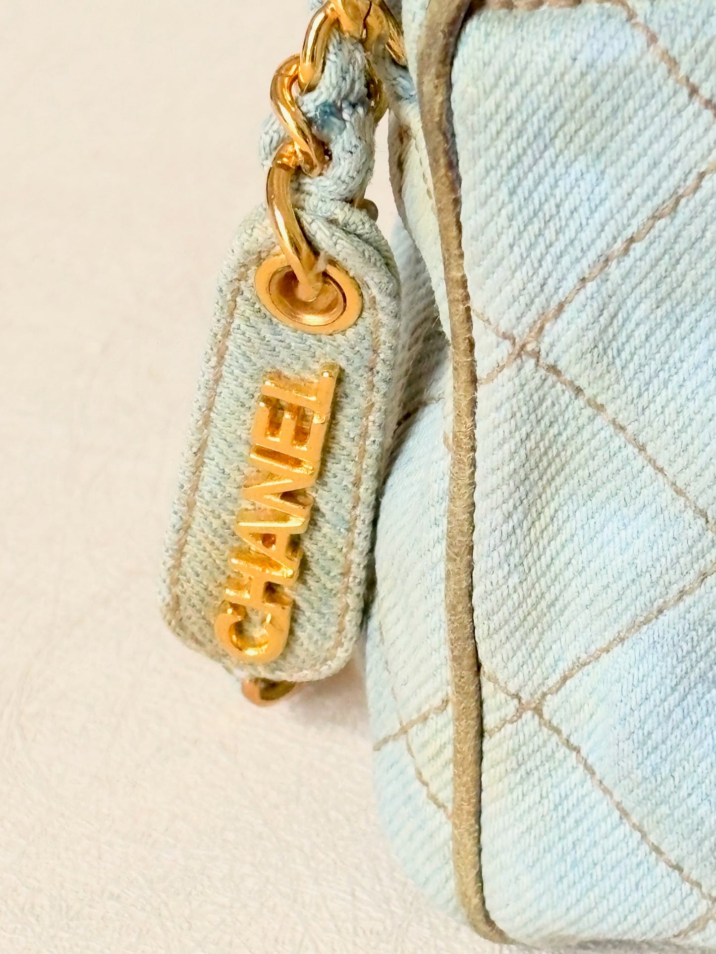 CHANEL Sac Camera Denim