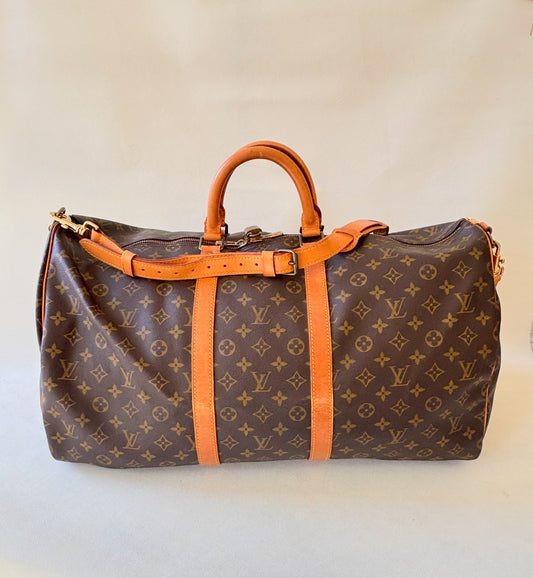 LOUIS VUITTON Sac Keepall 55 Bandoulière