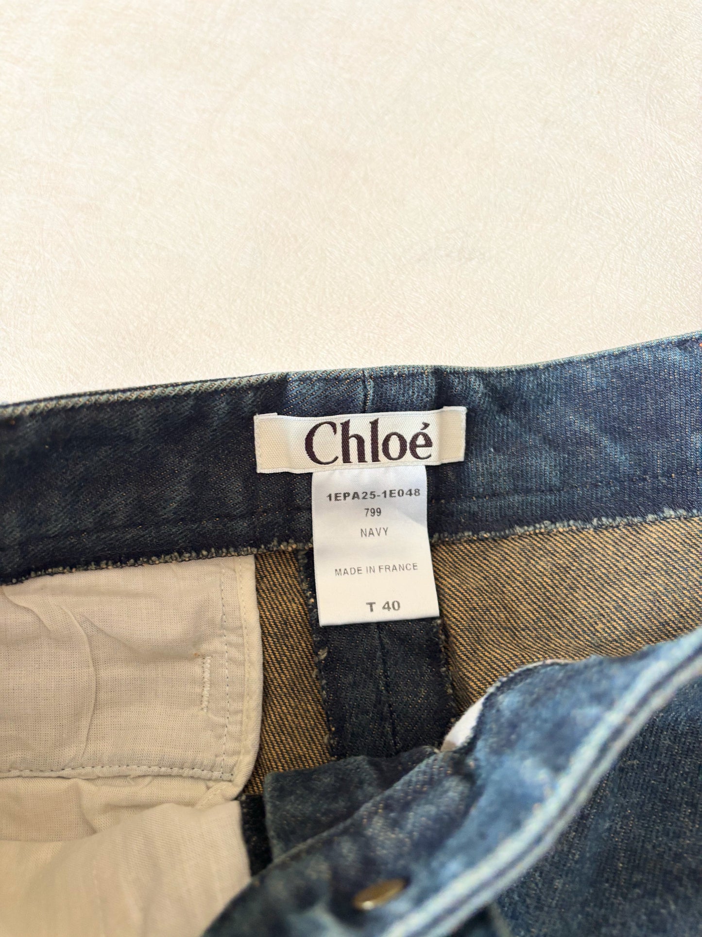 CHLOÉ Jean Cheval strass 2001