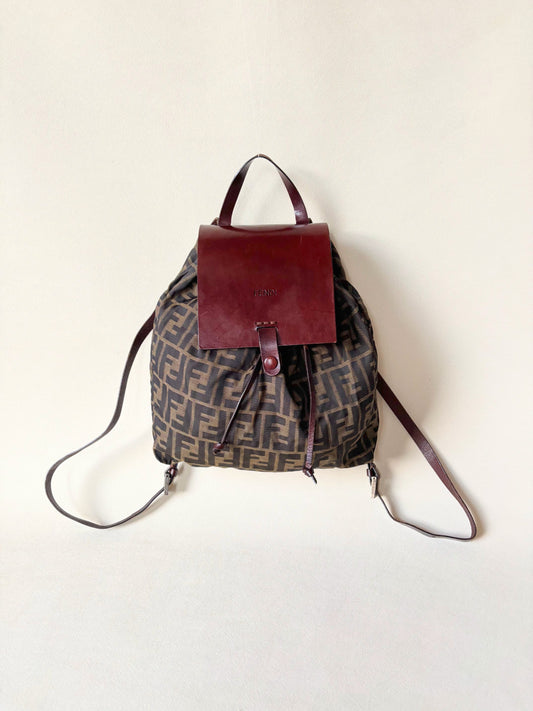 FENDI Sac à dos Zucca