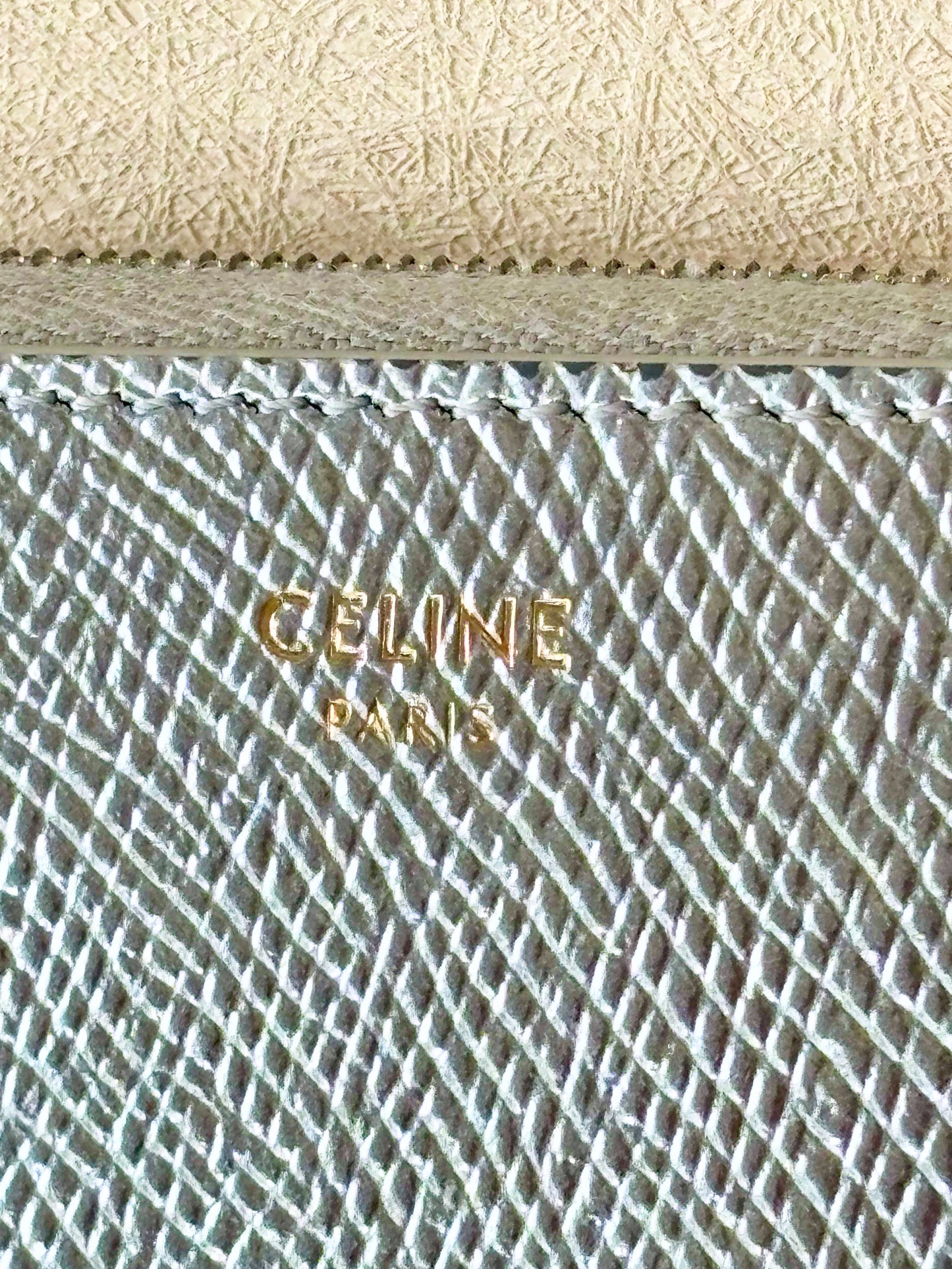 CÉLINE Portefeuille argent