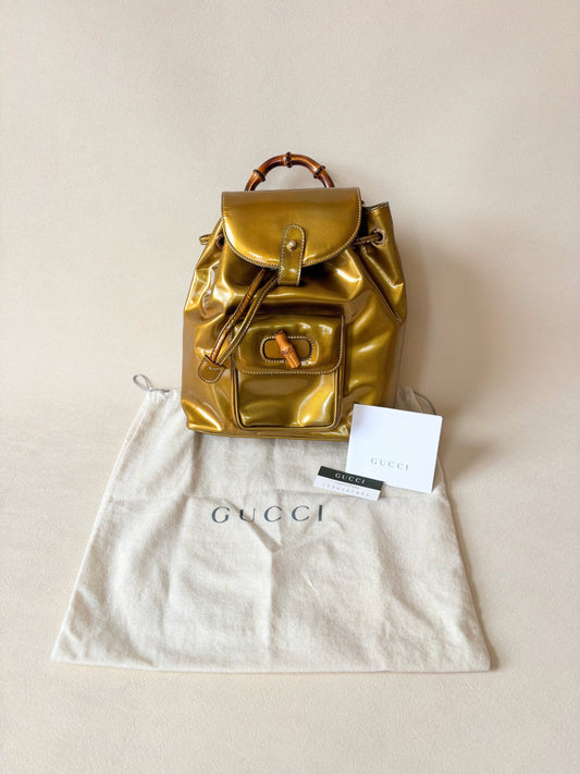 GUCCI Sac à dos Bambou