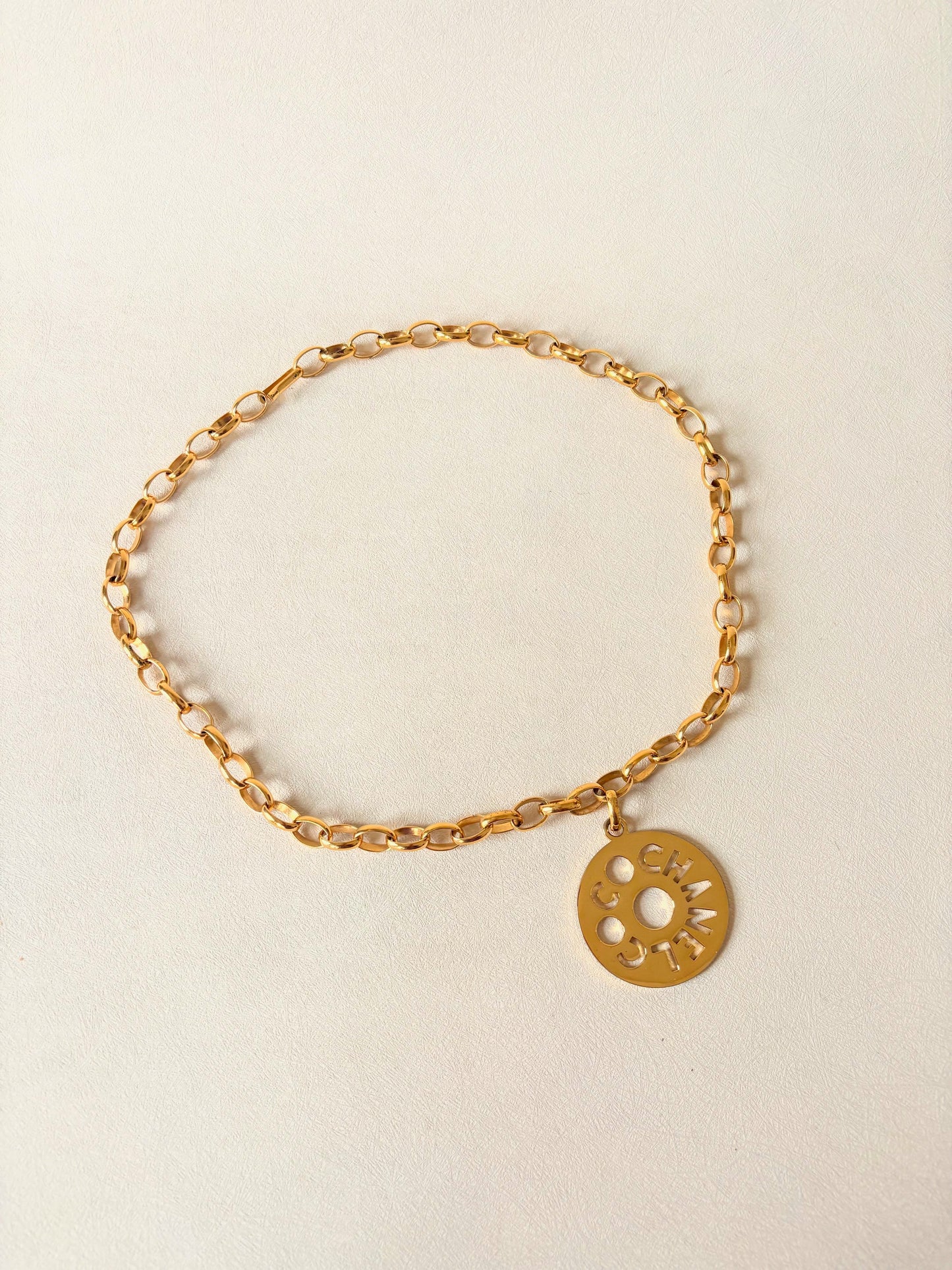 CHANEL Sautoir Maxi Logo