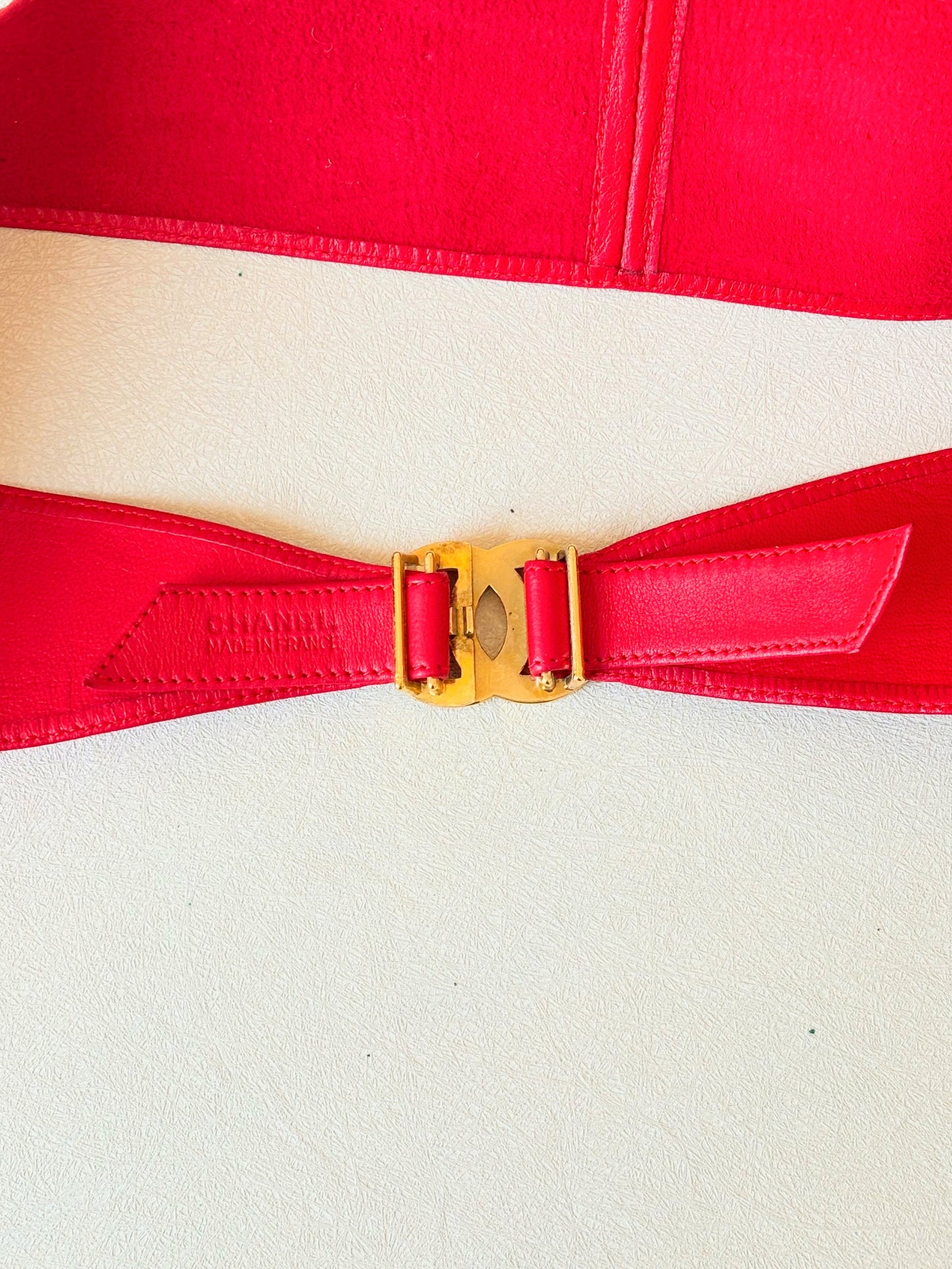 CHANEL Ceinture en cuir