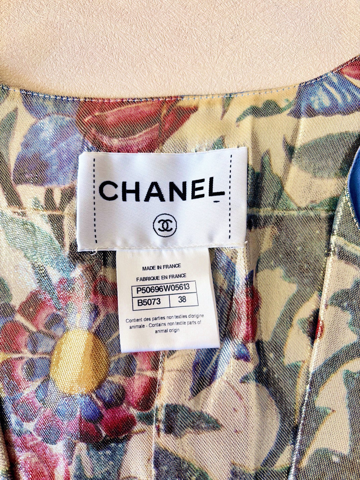 CHANEL Veste cuir 2015