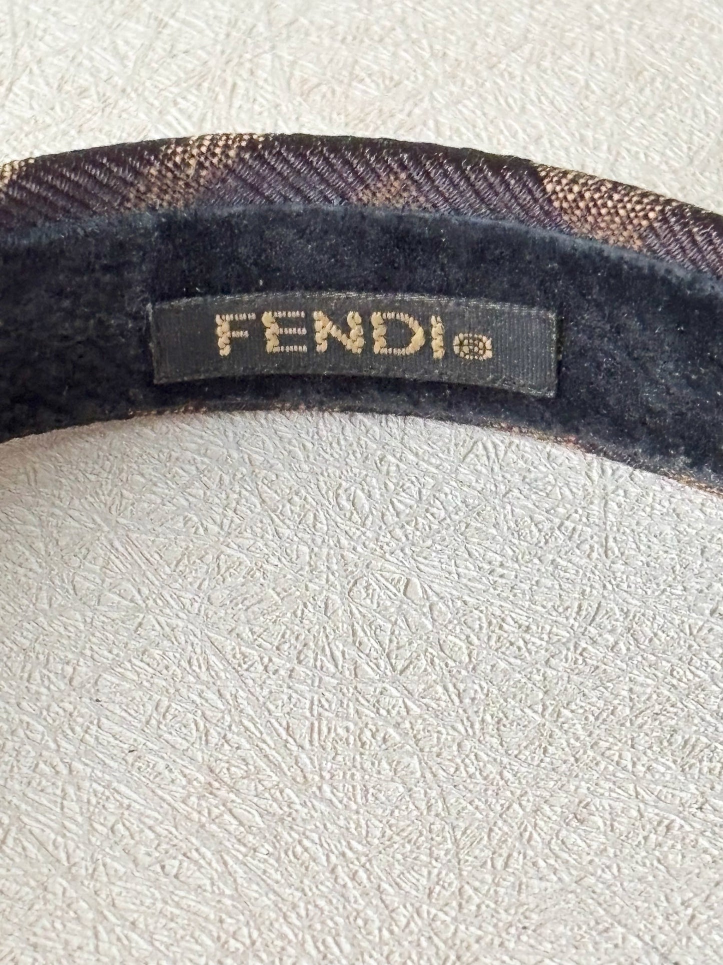 FENDI Serre-tête Zucca