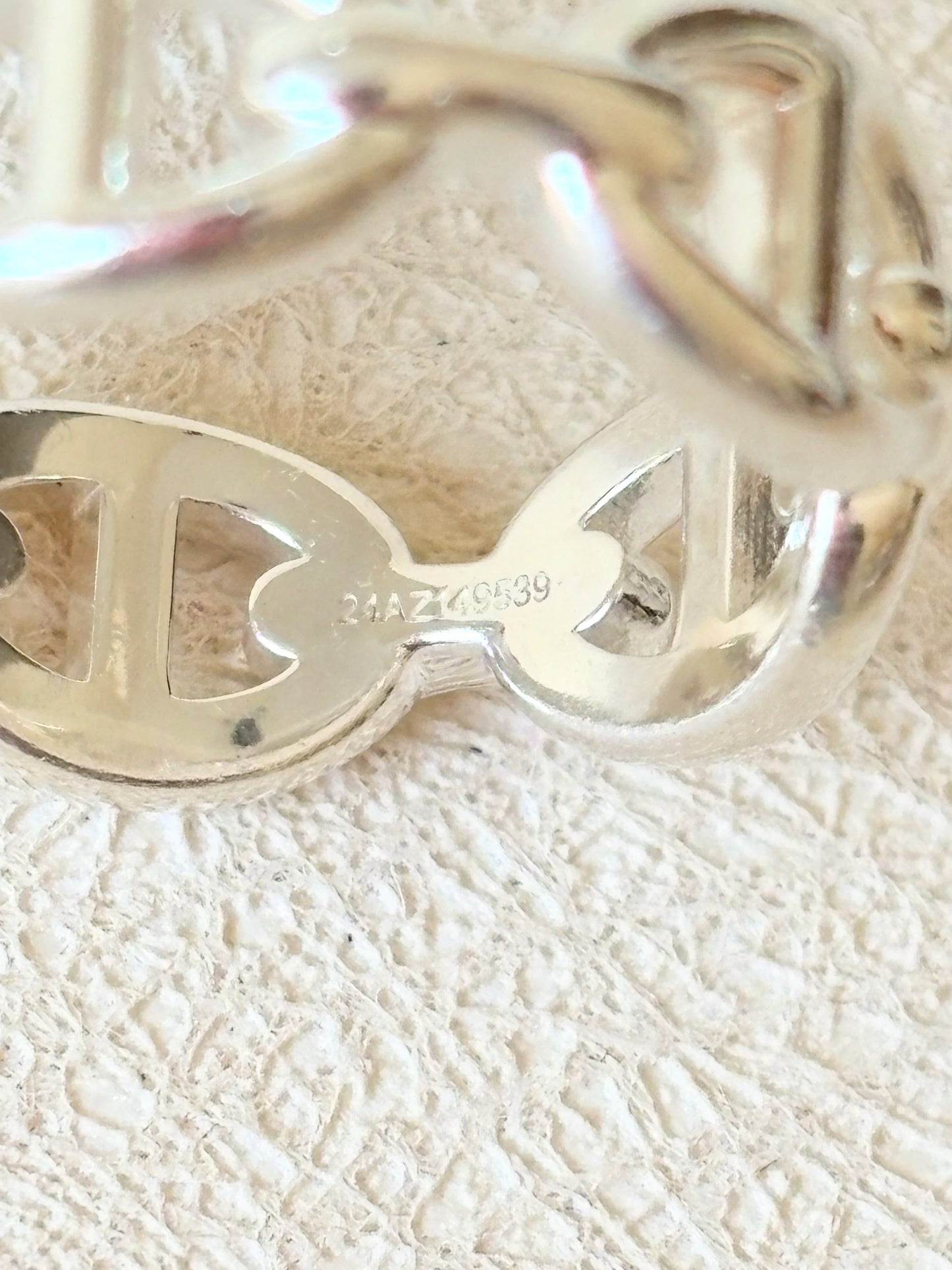 HERMÈS Bague Chaîne d'ancre