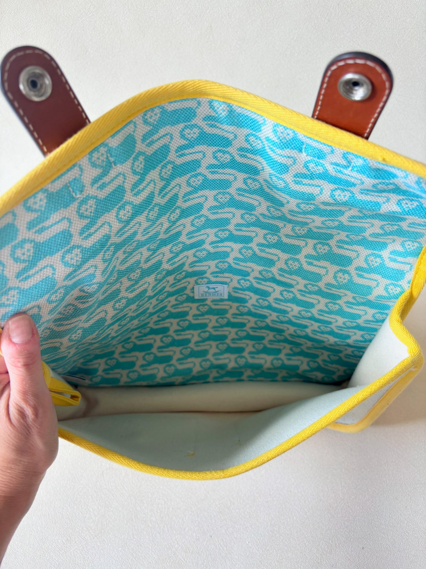 HERMÈS Cartable Jeux dans la Jungle