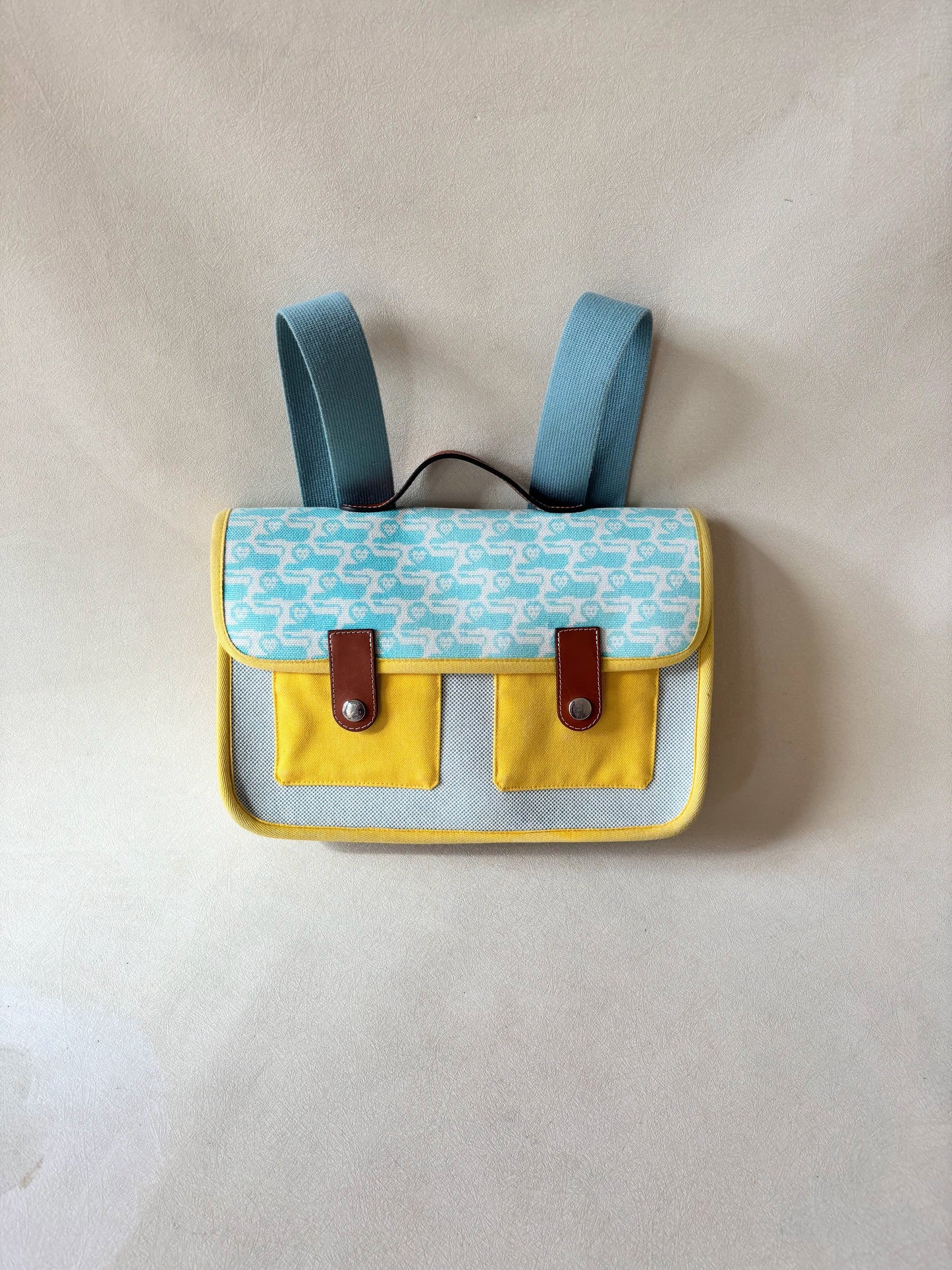 HERMÈS Cartable Jeux dans la Jungle