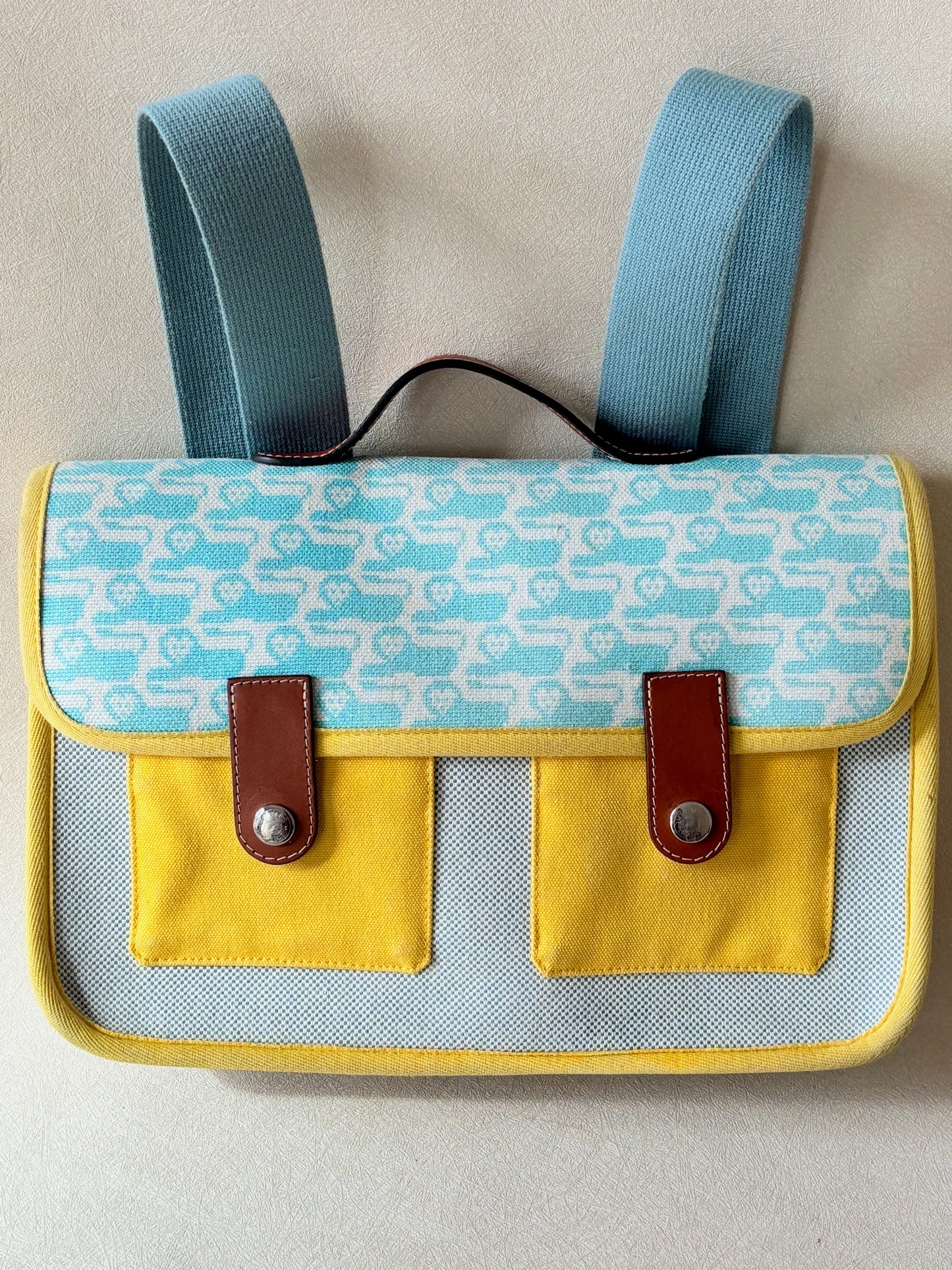 HERMÈS Cartable Jeux dans la Jungle