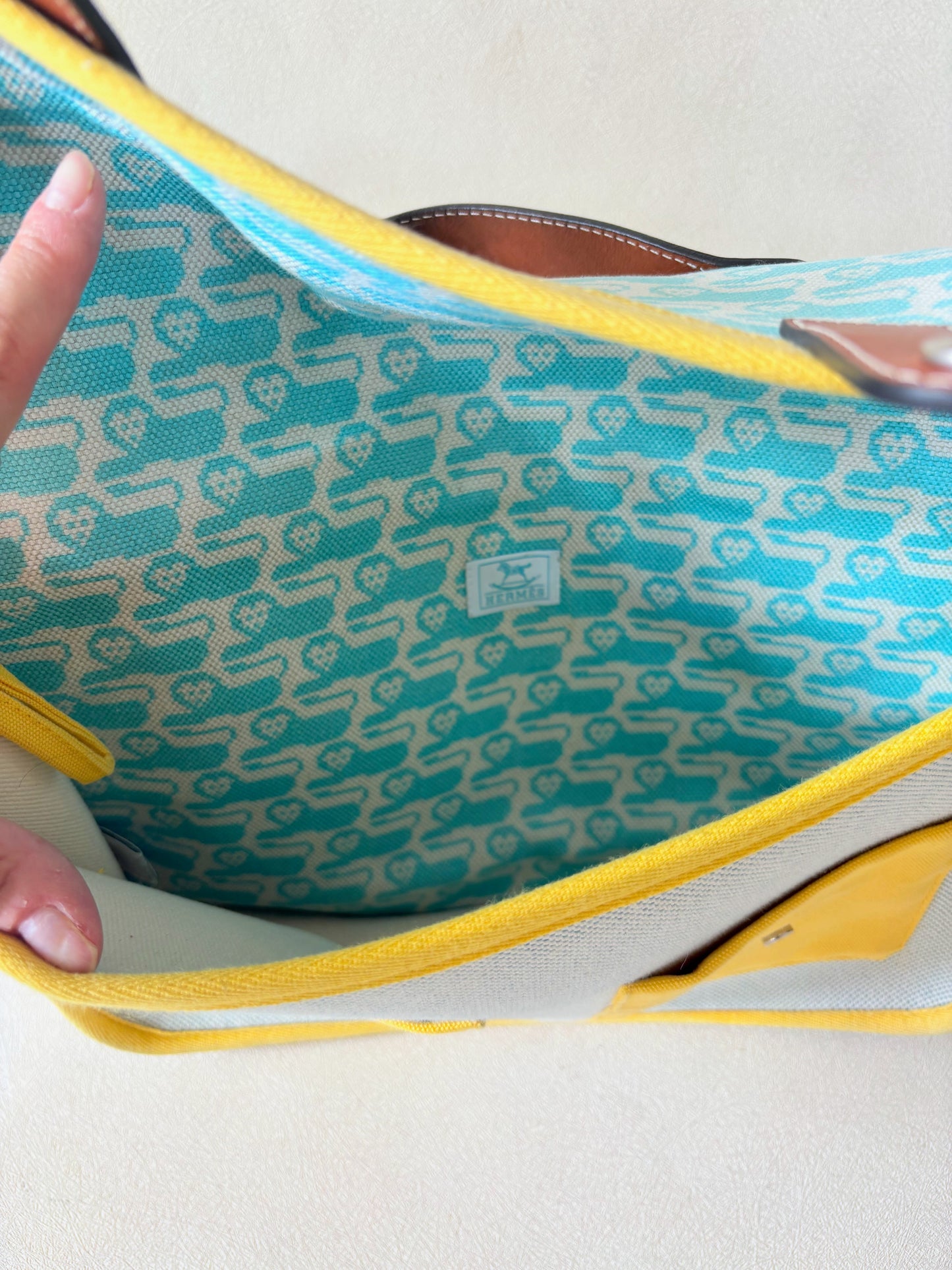 HERMÈS Cartable Jeux dans la Jungle