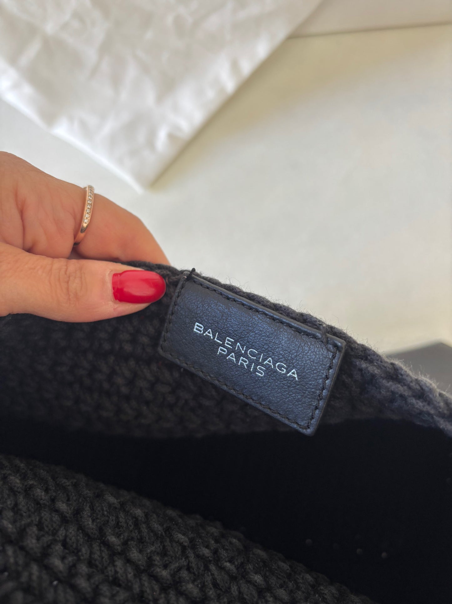 BALENCIAGA Sac Crochet Ancre