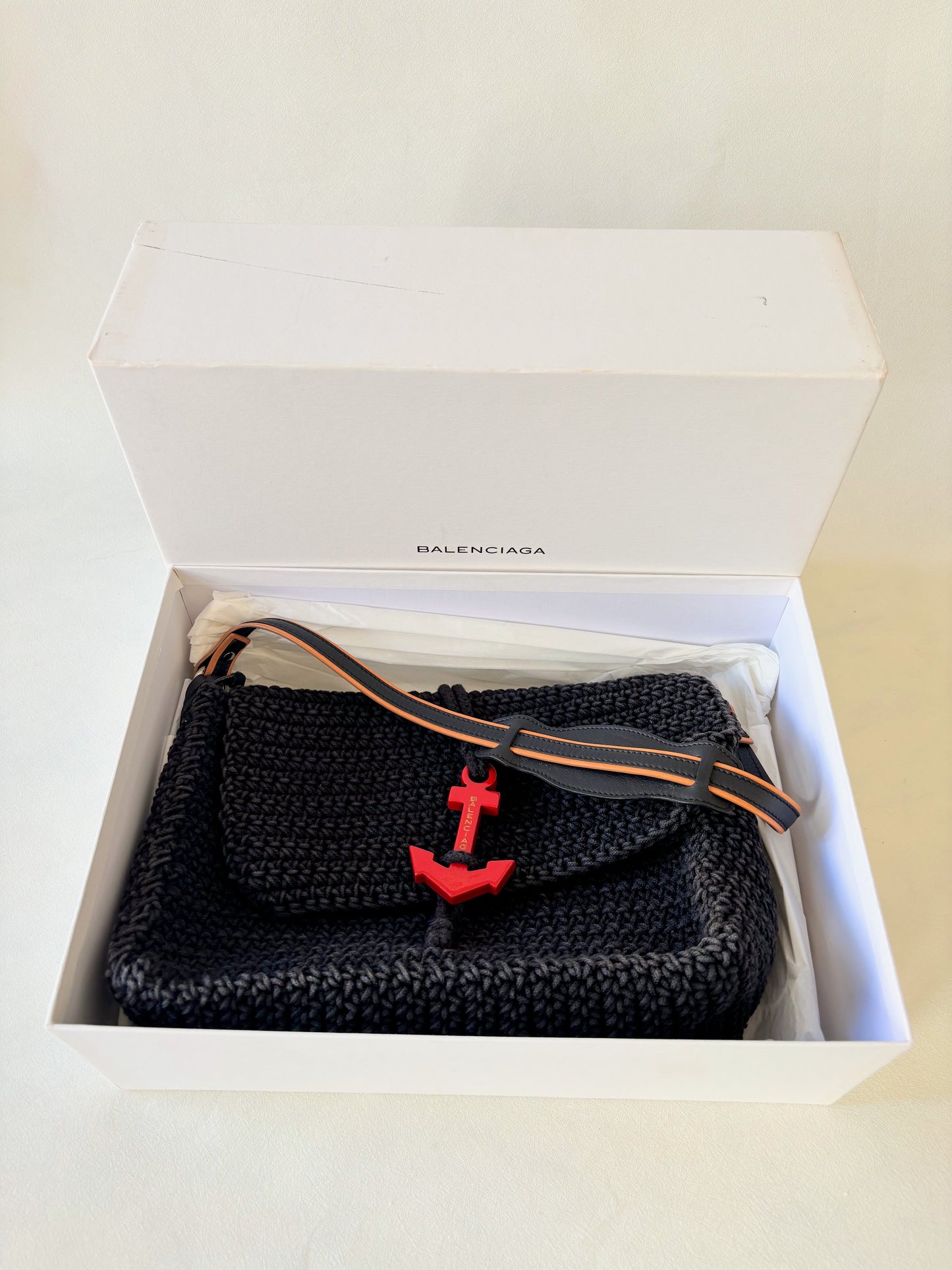 BALENCIAGA Sac Crochet Ancre