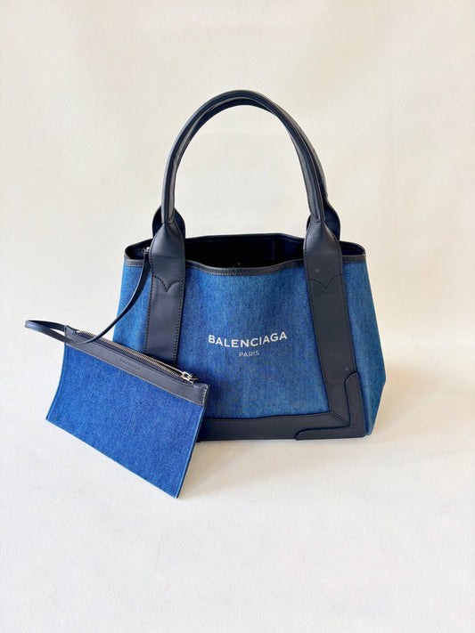 BALENCIAGA Sac cabas Denim