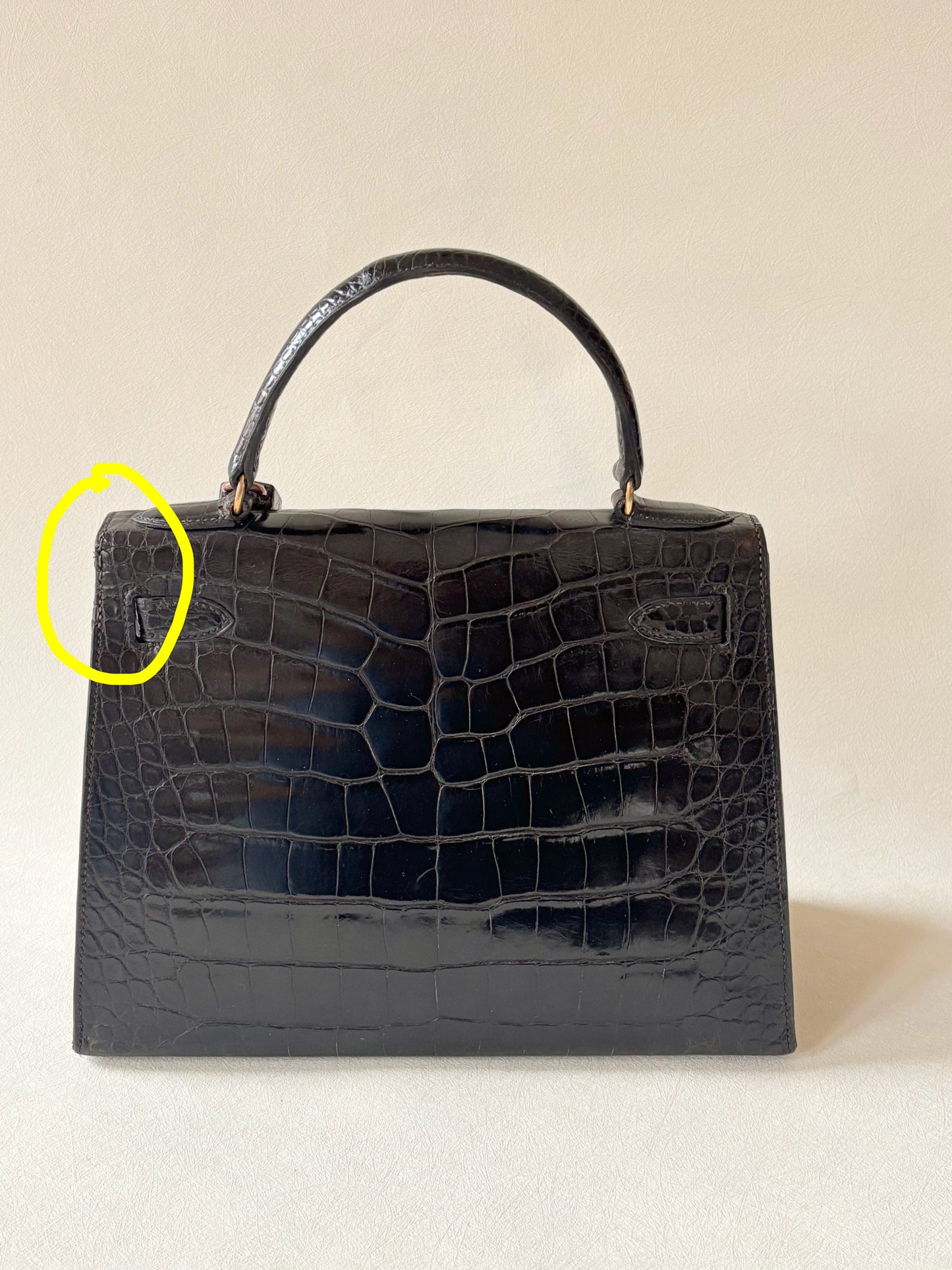 HERMÈS Sac Kelly 28 Alligator