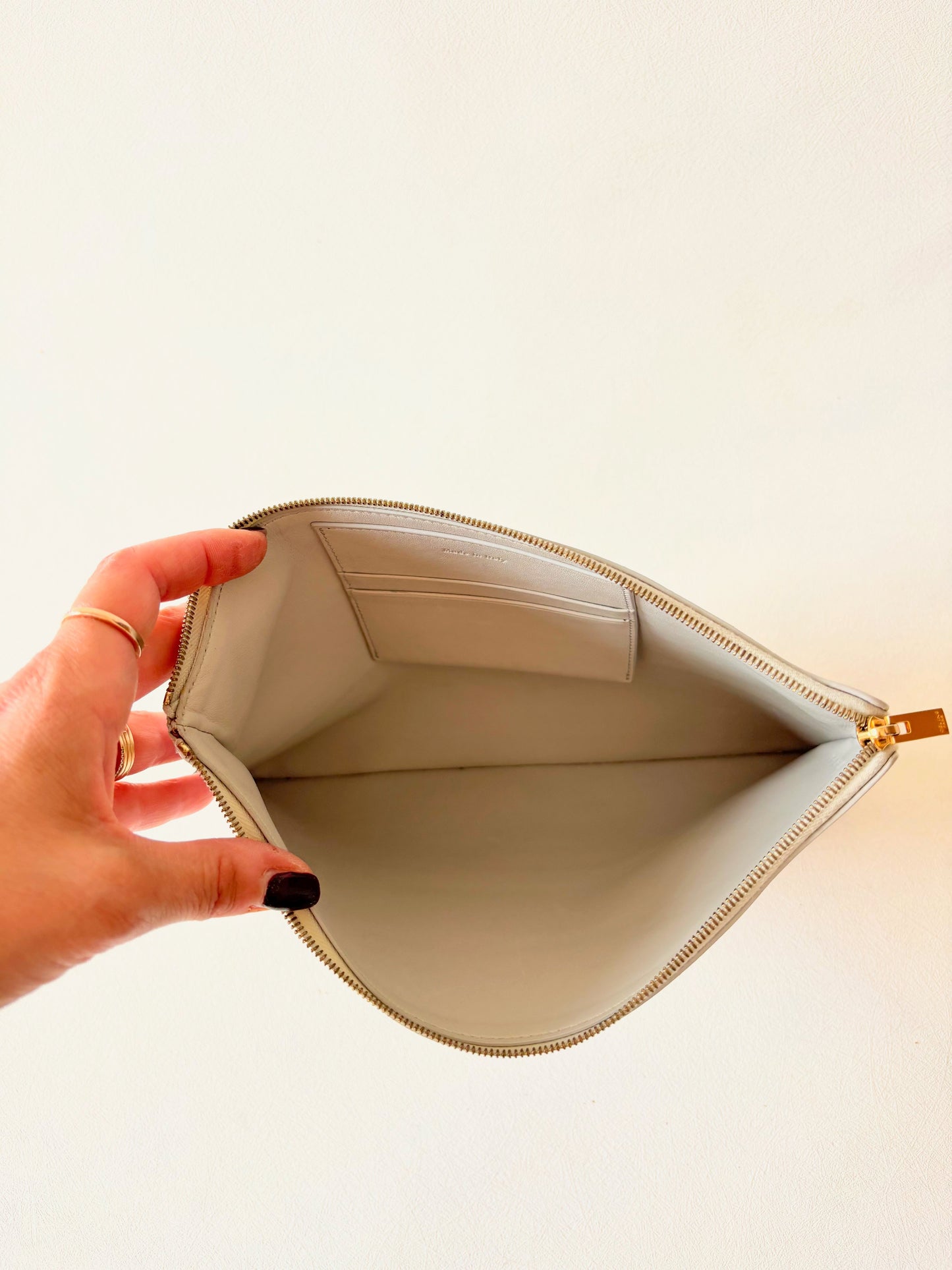 CÉLINE Pochette bicolore