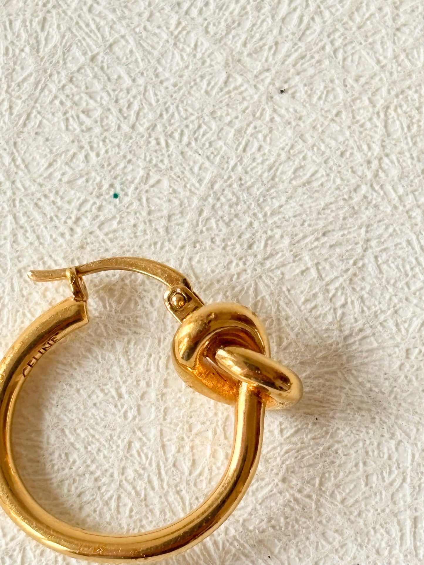 CÉLINE Boucle d'oreille Knot solitaire