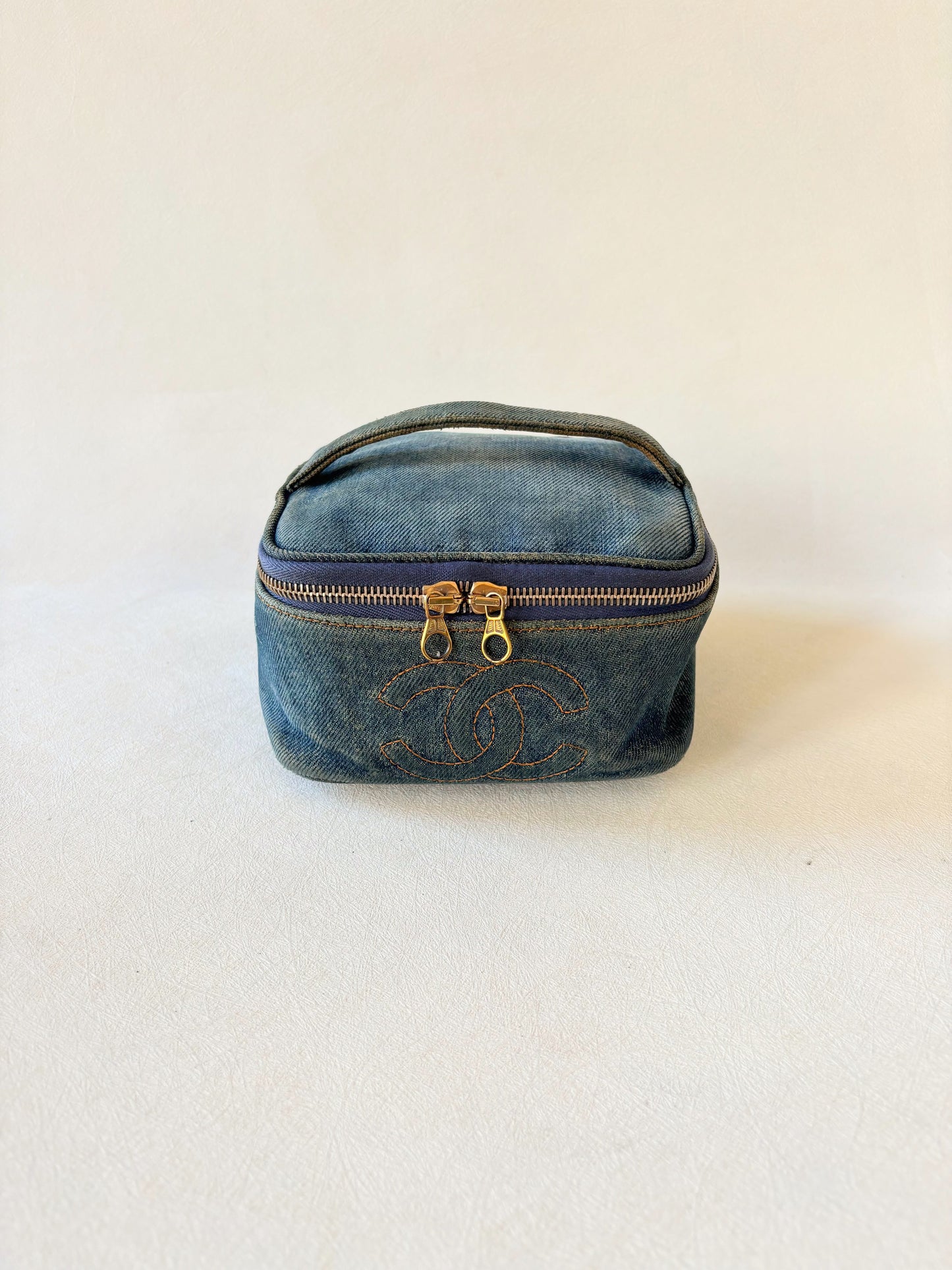 CHANEL Vanity Case Denim