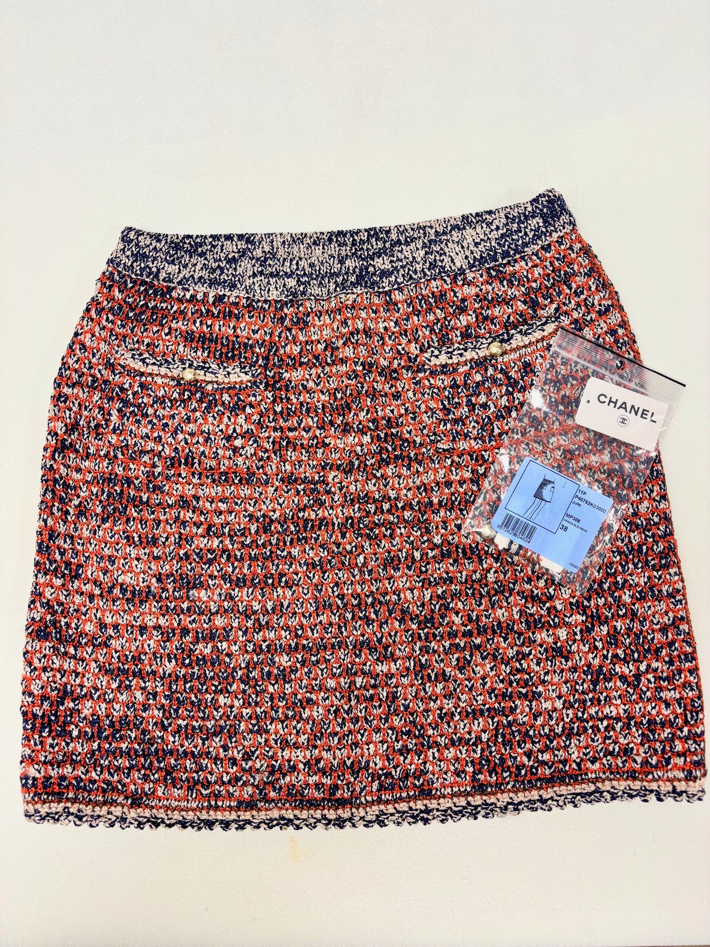 CHANEL Jupe tweed