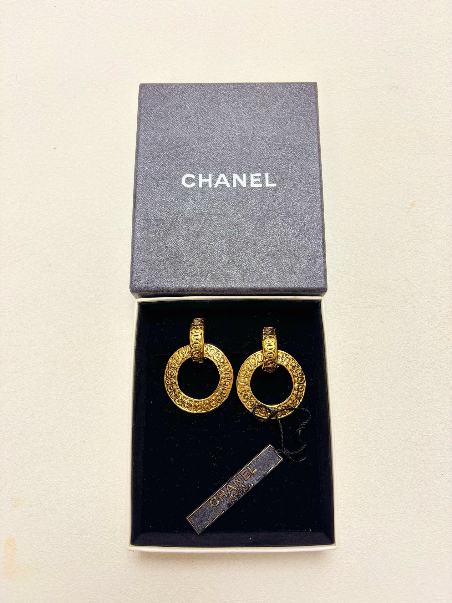 CHANEL Boucles d'oreilles Hoop