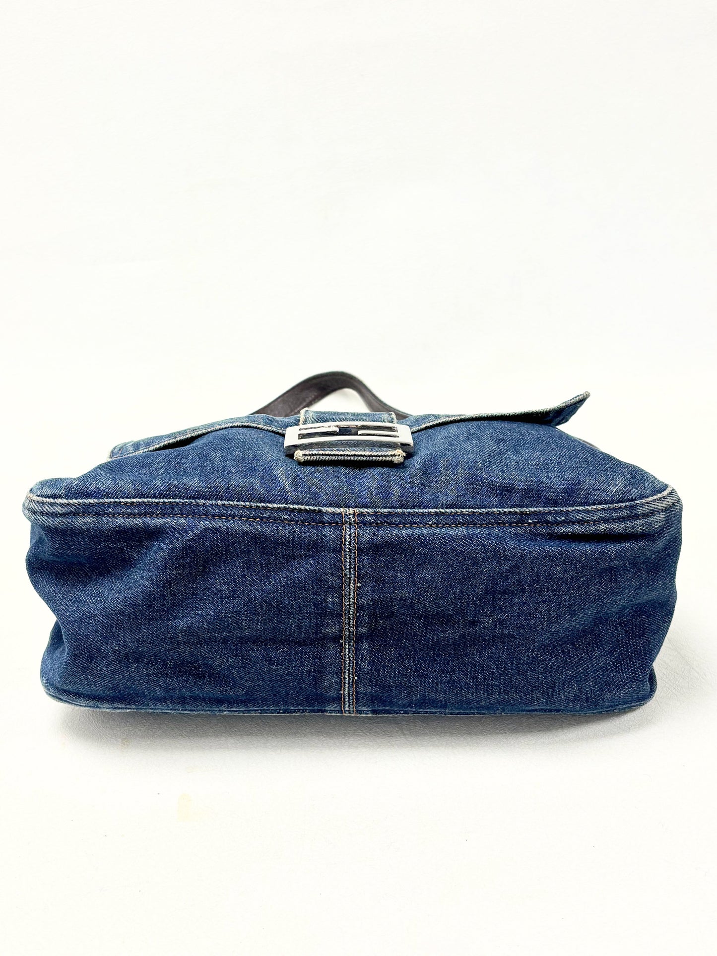 FENDI Sac Mamma Baguette denim