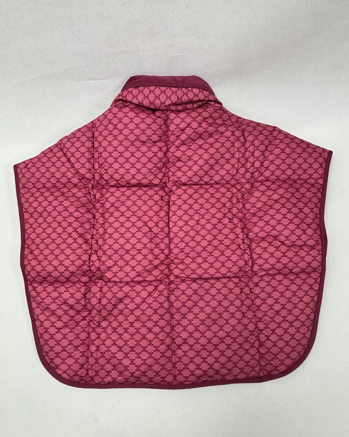 CÉLINE Poncho matelassé