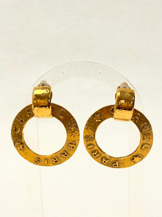 CHANEL Boucles d'oreilles Hoop