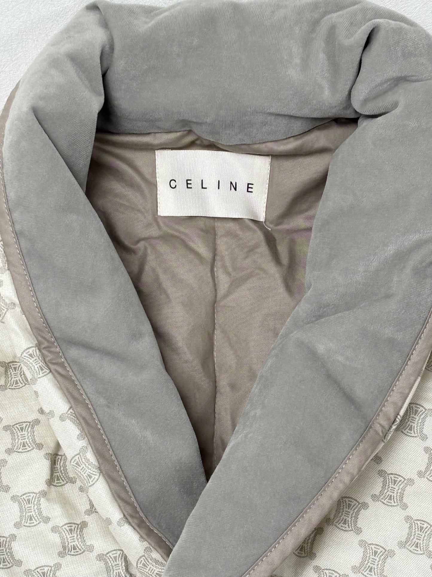 CÉLINE Poncho matelassé