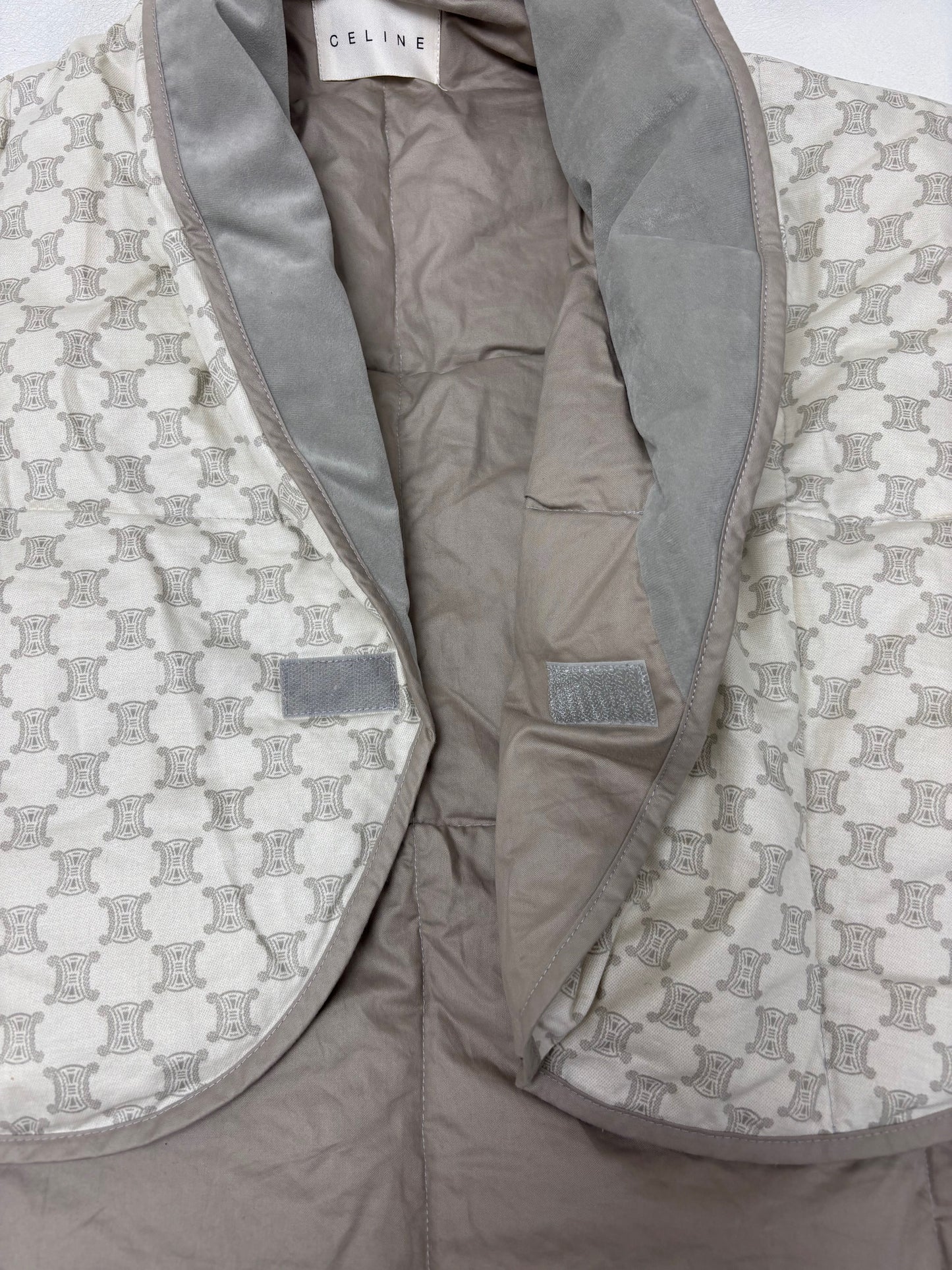 CÉLINE Poncho matelassé