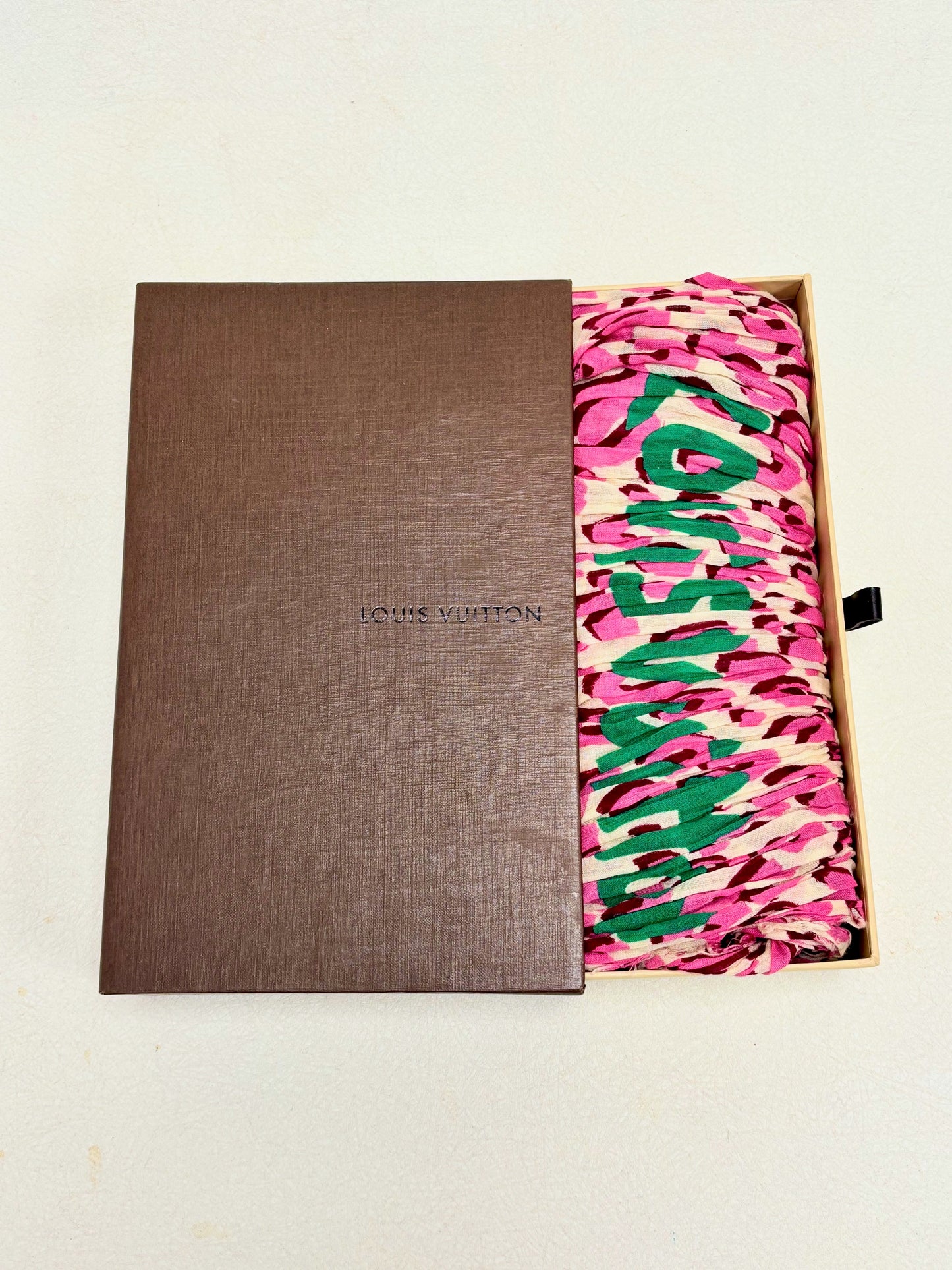 LOUIS VUITTON x Stephen Sprouse Foulard