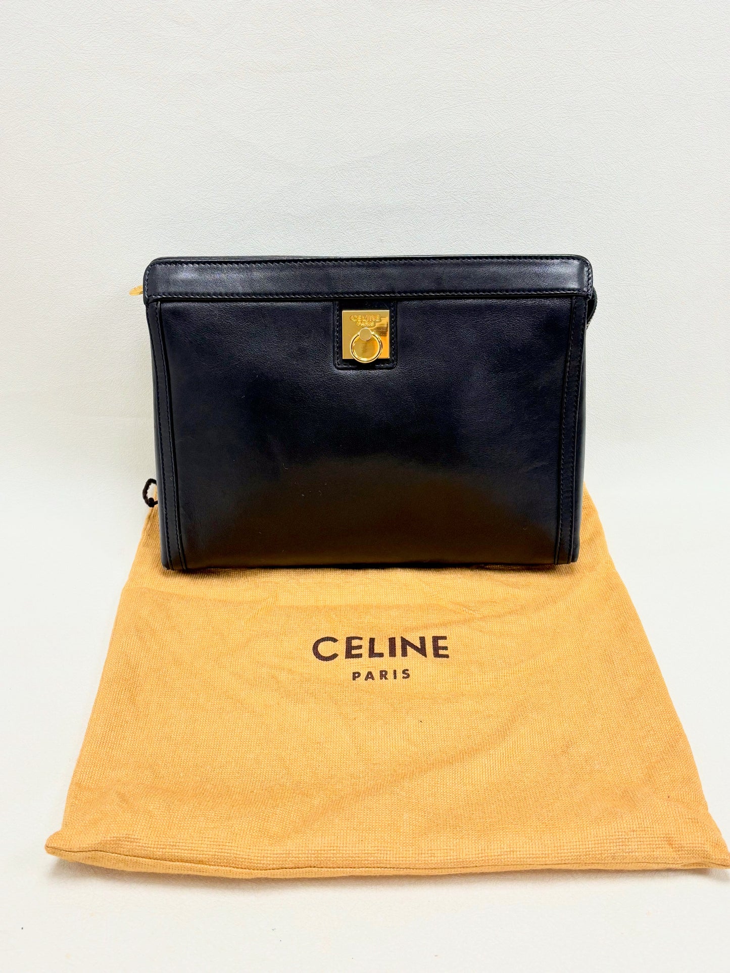 CÉLINE Pochette cuir