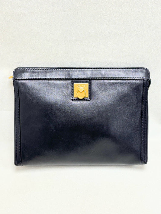 CÉLINE Pochette cuir