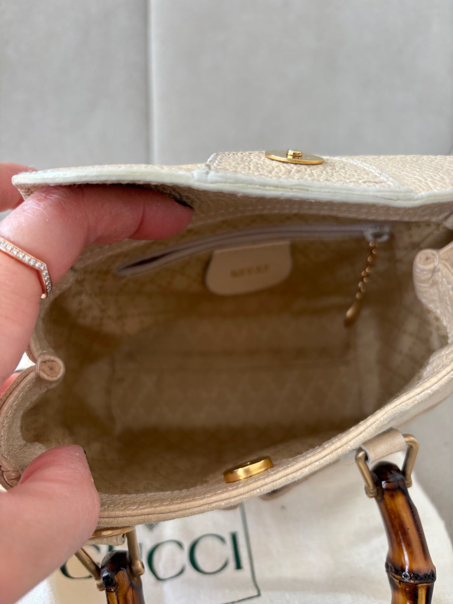 GUCCI Mini-sac bambou