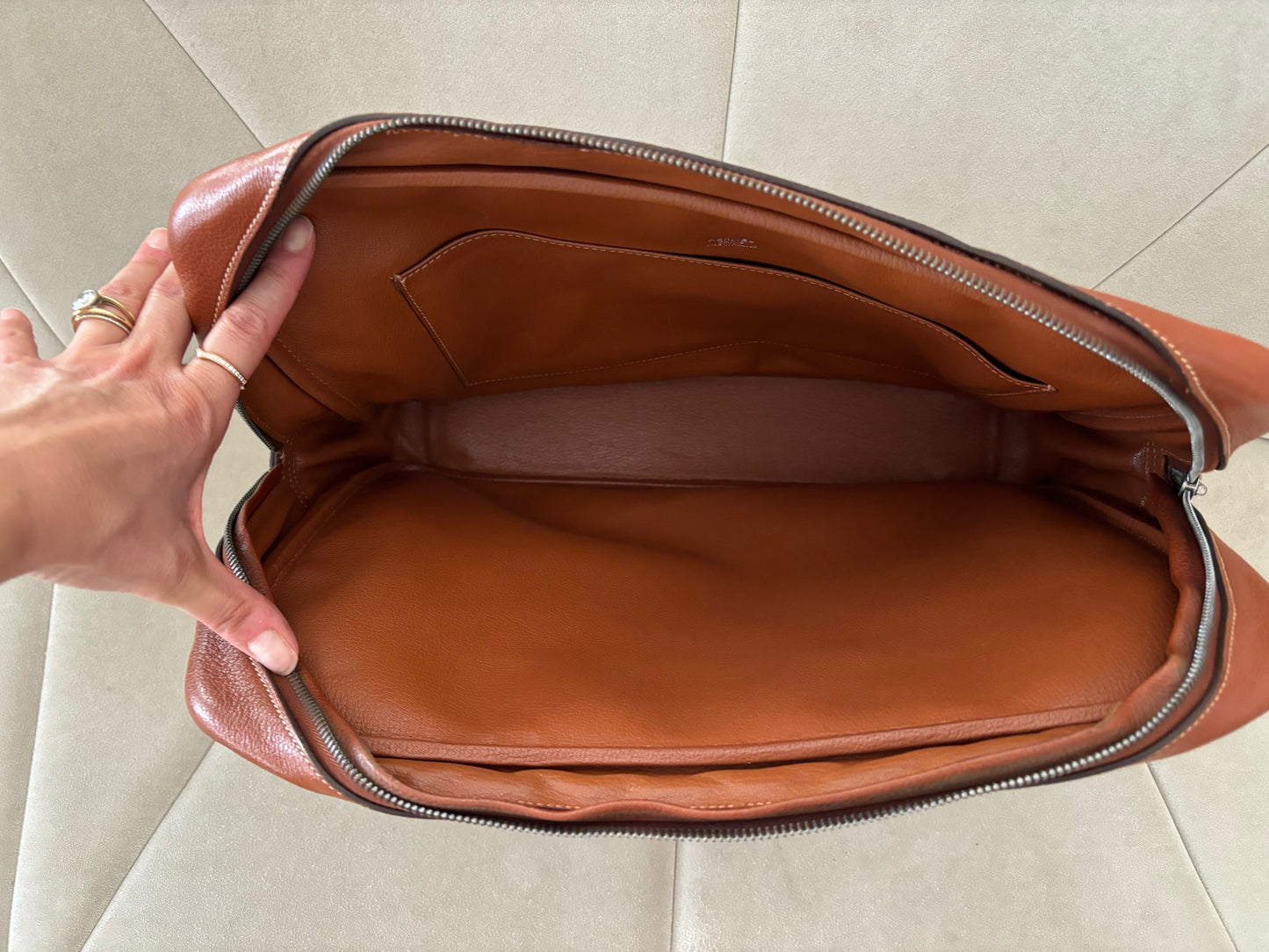 HERMÈS Sac porte-documents Plume 38